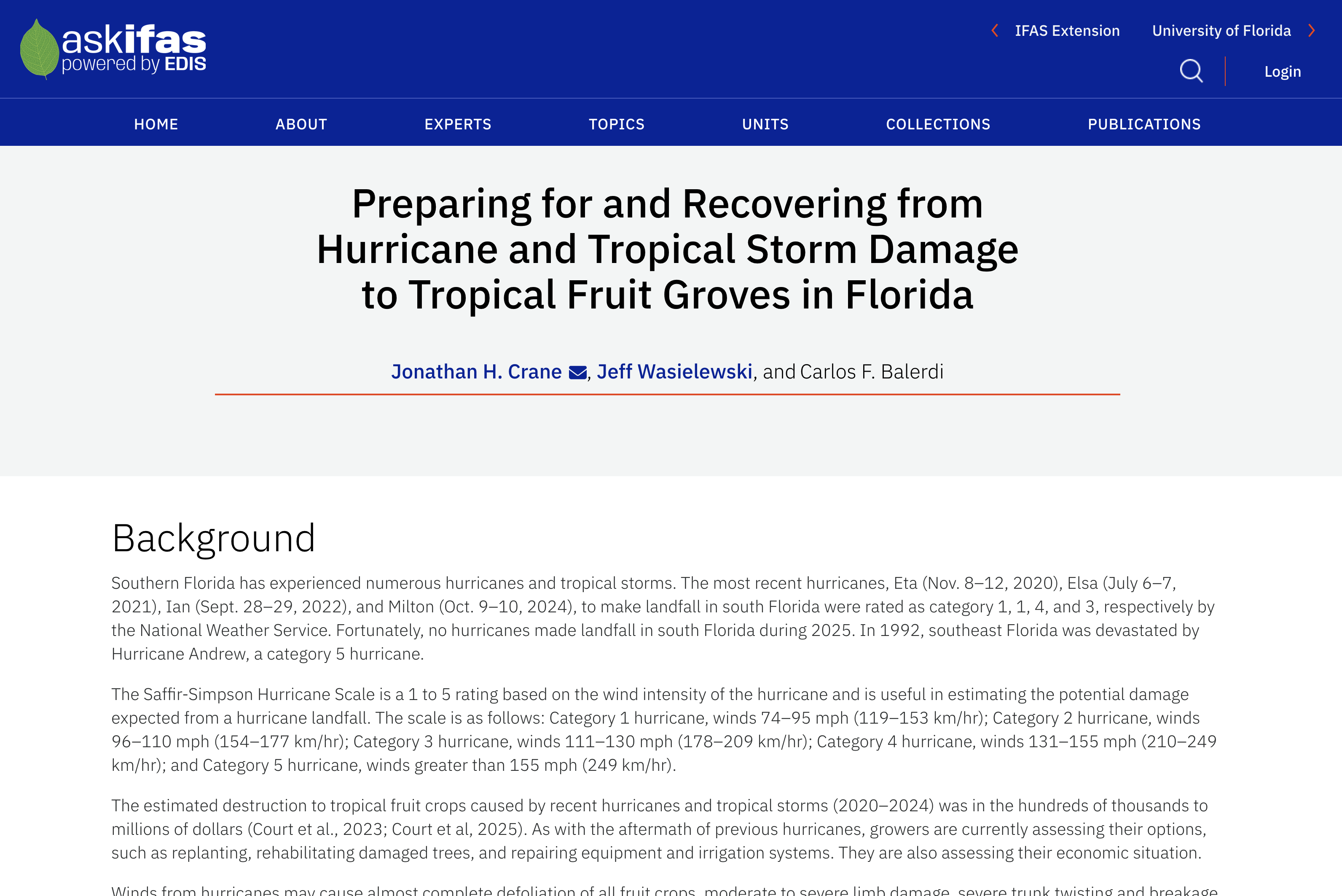 Preparing for Hurricane Damage